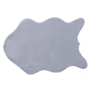 Covor blana artificiala gri Rabit II 60x90 cm