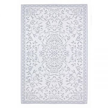 Covor din polipropilena alb gri Ansedonia Decorer 150 cm x 210 cm