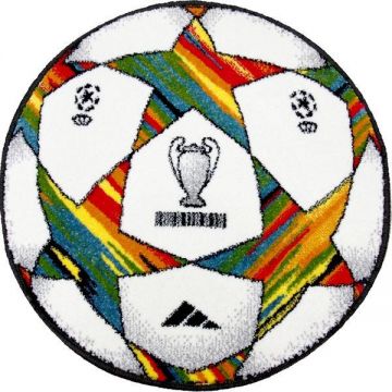 Covor Kolibri, Rotund, Minge Fotbal UEFA , 67x67 cm, 2300 gr/mp