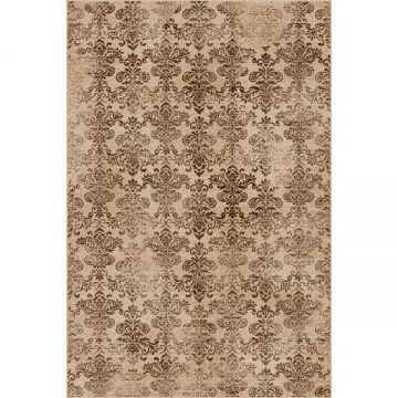 Covor Modern, Daffi 13121, Bej/Maro, 60x110 cm, 1700 gr/mp