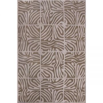 Covor Modern, Sofia Zebra, Maro, 60x110 cm, 2450 gr/mp