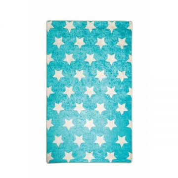 Covor pentru copii Star, Albastru, 100x160 cm Covor pentru copii Star, Albastru, 100x160 cm