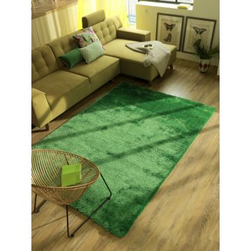 Covor Shaggy Soft verde 140x200