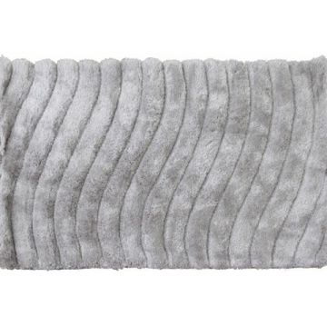 Covor textil alb gri Selma 80x150 cm
