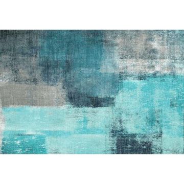 Covor textil albastru gri Esmarina 80x150 cm