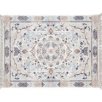 Covor textil crem albastru Femi 80x150 cm
