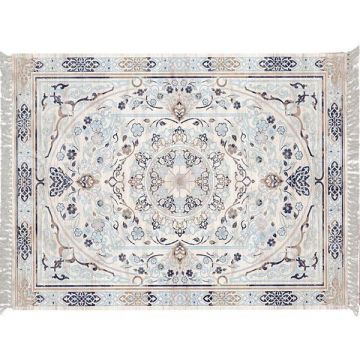 Covor textil crem albastru Femi 80x150 cm