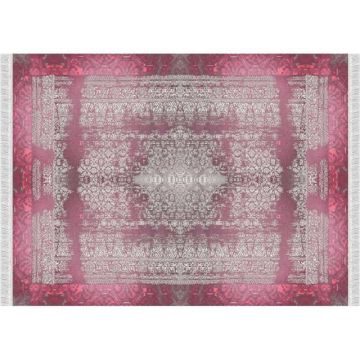 Covor textil visiniu Veldar 160x230 cm