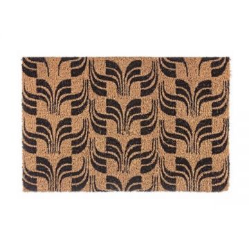 Covoras intrare casa antiderapant fibre cocos natur cauciuc Lex 60 cm x 40 cm