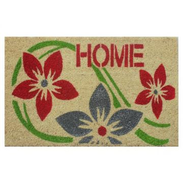 Covoras intrare Flower Power design Home 40x60 cm - UnicSpot RO