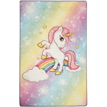 Covor antiderapant pentru copii Unicorn 150x200 cm