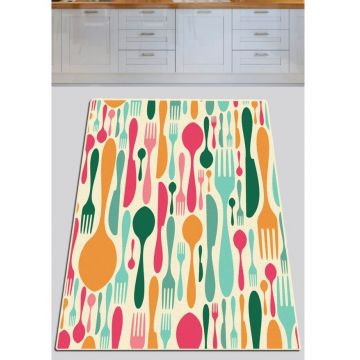 Covor de bucatarie antiderapant 80x150 cm Cuisine la reducere