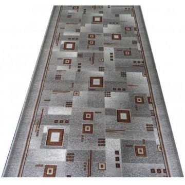 Traversa Print Dekart, gri/bej, 0.8 m Traversa Print Dekart, gri/bej, 0.8 m