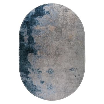 Covor albastru/gri lavabil 80x120 cm – Vitaus