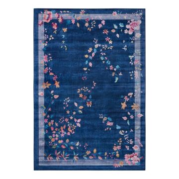 Covor albastru închis 80x150 cm Amira – Hanse Home