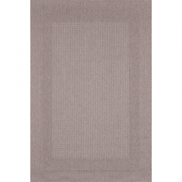 Covor dreptunghiular Sintelon Adria 01BEB, polipropilena, model sisal bej inchis, 120 x 170 cm