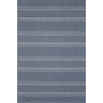 Covor modern Sintelon Adria 30PSP, polipropilena, model sisal albastru, 160 x 230 cm