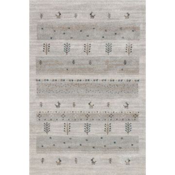 Covor modern Sintelon Roma 04SDS, model rustic bej, polipropilena, 80 x 150 cm