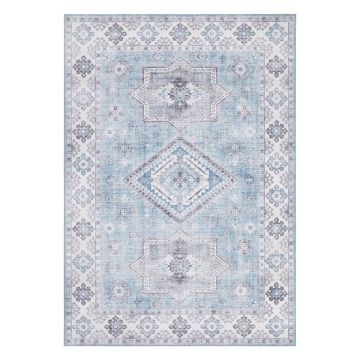 Covor Nouristan Gratia, 200 x 290 cm, albastru deschis Covor Nouristan Gratia, 200 x 290 cm, albastru deschis