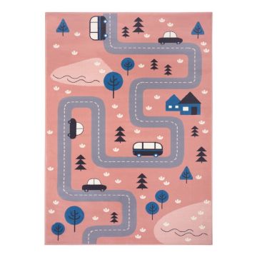 Covor pentru copii roz 160x220 cm Adventures – Hanse Home