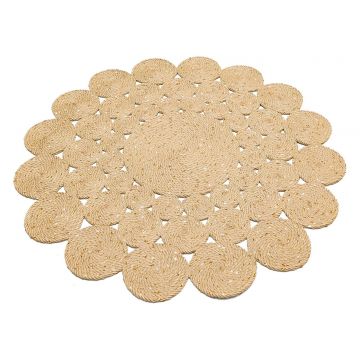 Covor, Ptn 07 Natural , 100% POLIPROPILEN/IUTA/BUMBAC RECICLAT, Bej