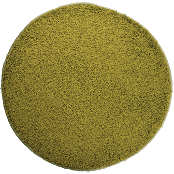 Covor rotund Mistral, 100% polipropilena friese, model modern mar verde 40, 80 cm