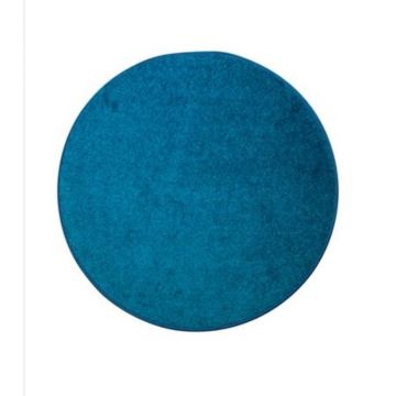 Covor rotund Rainbow, polipropilena friese, model modern albastru, diametru 80 cm ieftin