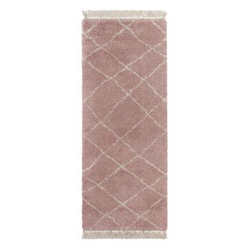Covor roz de tip traversă 80x200 cm Bertha – Hanse Home