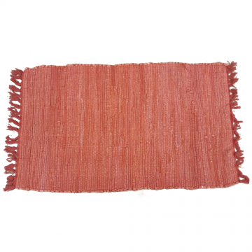 Covor tesut Mexican, rosu, 100% bumbac, 50 x 90 cm