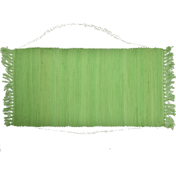 Covor tesut Mexican, verde, 100% bumbac, 50 x 90 cm ieftin