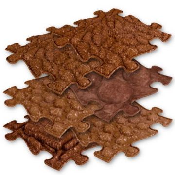 Covoras ortopedic senzorial puzzle Set ECO Muffik la reducere