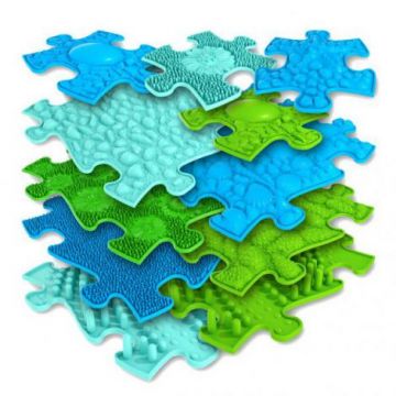 Covoras ortopedic senzorial puzzle Set pentru baieti la reducere