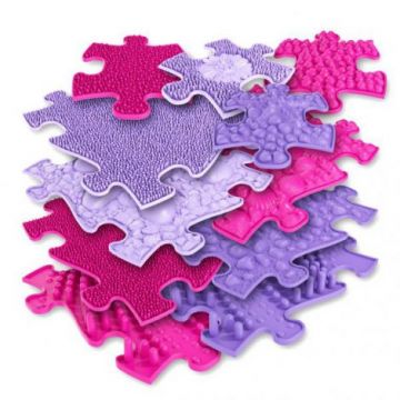 Covoras ortopedic senzorial puzzle Set pentru fetite la reducere