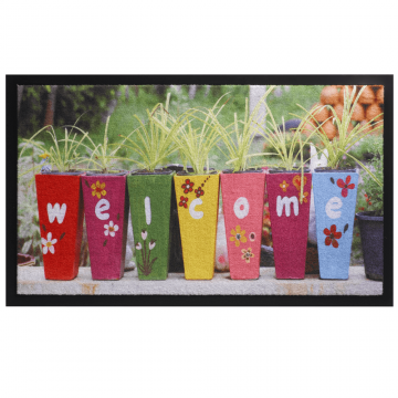 Stergator de intrare modern Image Flower pots, 45 x 75 cm