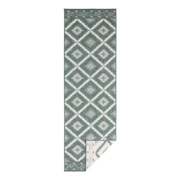 Covor adecvat pentru exterior NORTHRUGS Twin, 350 x 80 cm, verde-crem Covor adecvat pentru exterior NORTHRUGS Twin, 350 x 80 cm, verde-crem