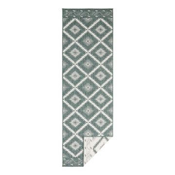 Covor adecvat pentru exterior NORTHRUGS Twin, 350 x 80 cm, verde-crem