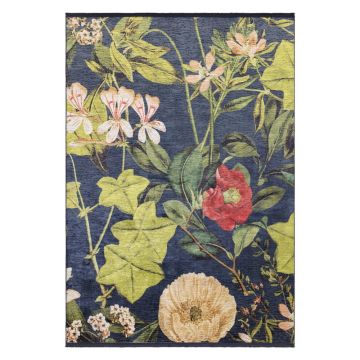 Covor albastru închis 120x170 cm Passiflora – Asiatic Carpets