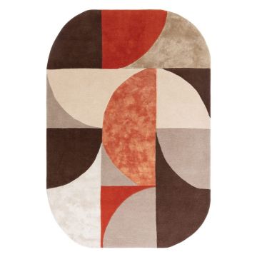 Covor cărămiziu din lână 160x230 cm Spice – Asiatic Carpets