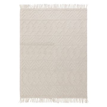 Covor crem din lână 120x170 cm Asra – Asiatic Carpets