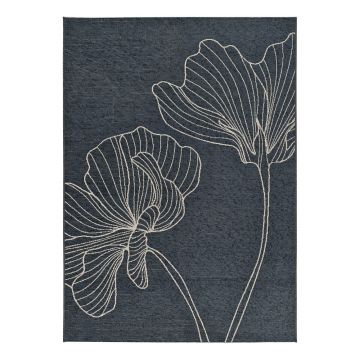 Covor de exterior gri antracit 153x230 cm Velvet Gris – Universal