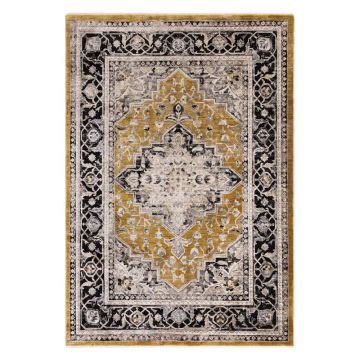 Covor galben ocru 200x290 cm Sovereign – Asiatic Carpets ieftin