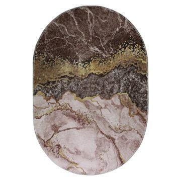 Covor maro/auriu lavabil 120x180 cm – Vitaus