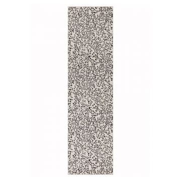 Covor negru-alb tip traversă 66x240 cm Muse – Asiatic Carpets