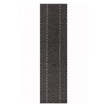 Covor negru-alb tip traversă 66x240 cm Muse – Asiatic Carpets