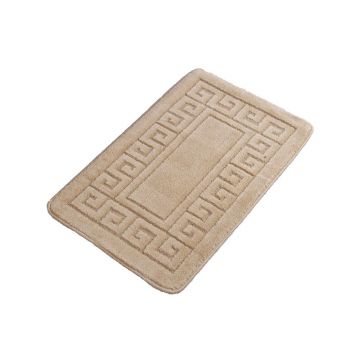 Covoraș de baie bej 50x80 cm Ethnic – Foutastic