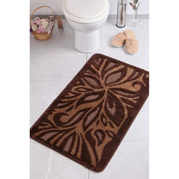 Covoraș de baie maro 60x100 cm Lotus – Foutastic Covoraș de baie maro 60x100 cm Lotus – Foutastic